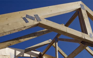 White Grit roof trusses for new builds and additions